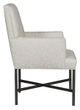Vanguard® Glendale Black Metal Arm Chair-2