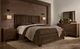 Vaughan-Bassett Lodge & Loft Dark Oak King Radius Poster Storage Bed-1