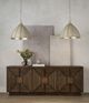 Currey & Company Fenchurch Oyster Cream Pendant Lighting-2