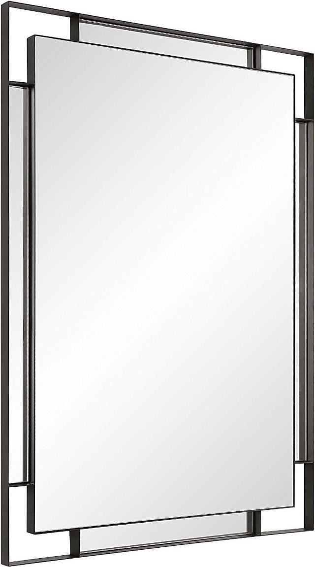 Uttermost® Stellan Matte Black Accent Mirror-3