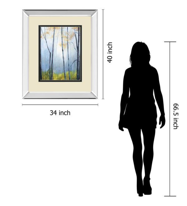 Classy Art Tranquil River by Striffolino, R. Mirrored Frame Wall Art-2