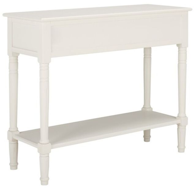 Safavieh Samantha Distressed Cream Console Table-3