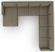 Best® Home Furnishings Customizable Trafton 5-Piece Leather Left-Arm Facing Sectional and Chaise with Espresso Legs-3