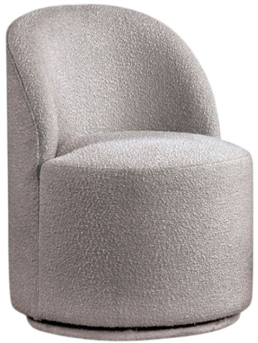 Furniture of America® Broager Light Gray Dining Swivel Chair-0