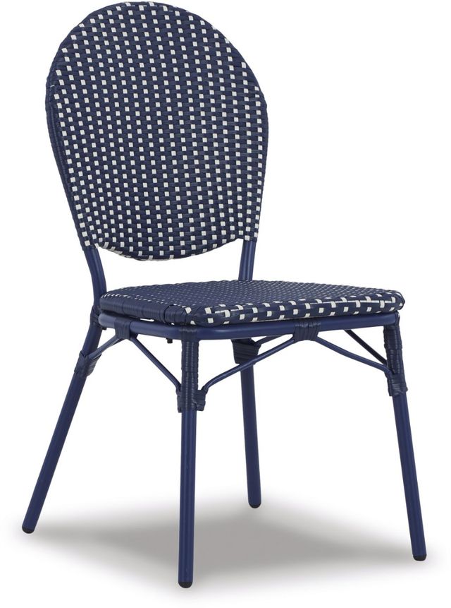 Signature Design by Ashley® Odyssey 3-Piece Blue Outdoor Table Set-2