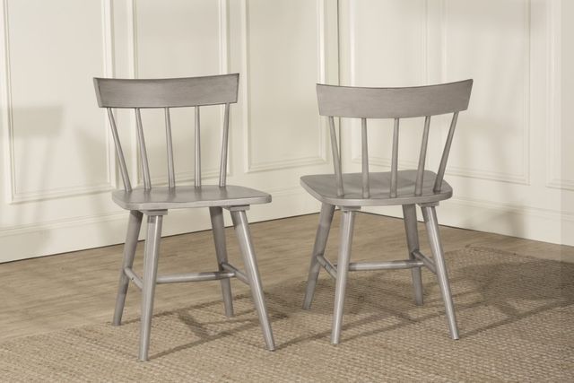 HH2 Home Mayson 5-Piece Two-Tone Round Dining Set with Spindle Back Chairs-3