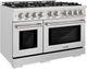 ZLINE Select 48" Satin Stainless Steel Pro Style Dual Fuel Range-2