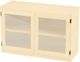 Crate Designs™ Furniture Unfinished Bookcase/TV Stand with Glass Doors-0