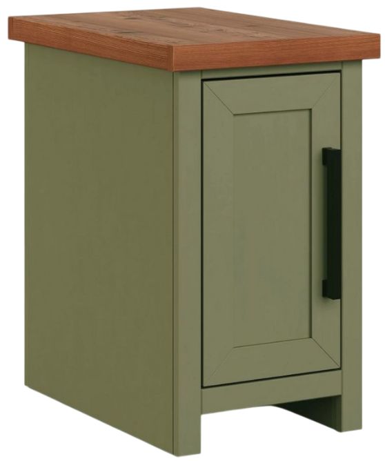 Legends Home Vineyard Fruitwood Chair Table with Sage Green Base-0