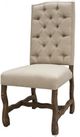 International Furniture Direct Marquez Beige/Brown Upholstered Dining Side Chair-1