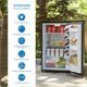 Danby® 21" 4.4 Cu.Ft. Black Stainless Steel Compact Refrigerator-3