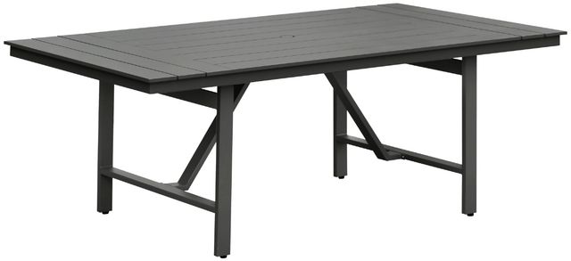 Intercon Navarro 6-Piece Mocha Aluminum/Fabric Outdoor Dining Table Set-1