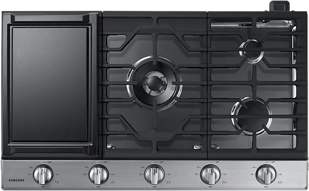Table de cuisson au gaz de 36 po Samsung® - Acier inoxydable