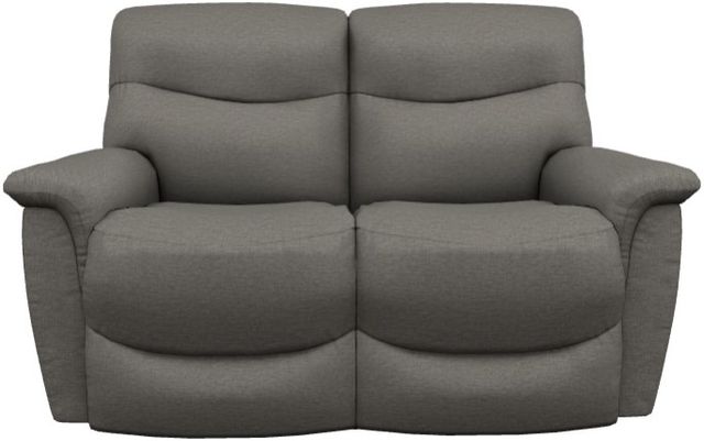 La-Z-Boy® James Charcoal Power Reclining Loveseat with Headrest-1