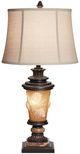 Pacific Coast® Lighting Pine Cone Glow Dark Bronze Table Lamp With Night Light-1