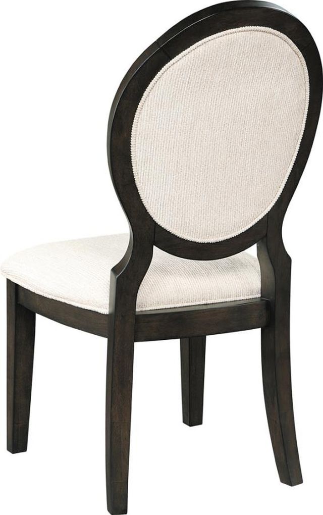 Coaster® Twyla 2-Piece Cream/Dark Cocoa Upholstered Dining Chairs-3