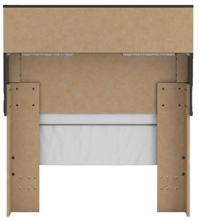 Signature Design by Ashley® Broachmyn Black/Gray Twin Bookcase Bed-4