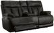 Flexsteel® Clive Peppercorn Black Power Reclining Loveseat with Console and Power Headrests and Lumbar-4