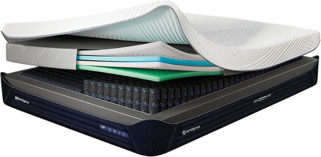 BEDGEAR® M5 Original Performance® 14" Hybrid Firm/Medium Firm Smooth Top Queen Mattress in a Box-1