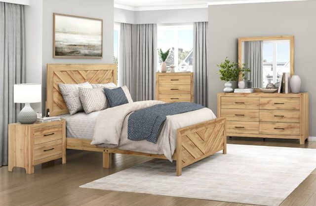 Homelegance® Corbin Natural California King Panel Bed-1