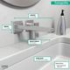 Hansgrohe Metropol Chrome Wall-Mounted Single-Handle Faucet Trim with Lever Handle-2