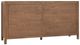 Classic Home Corda Natural/Nut Brown 6-Drawer Dresser-3