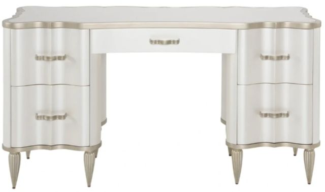 Michael Amini® London Place Creamy Pearl Vanity Desk-1