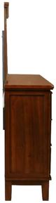 New Classic® Home Furnishings Cagney Chestnut Dresser and Mirror Set-4