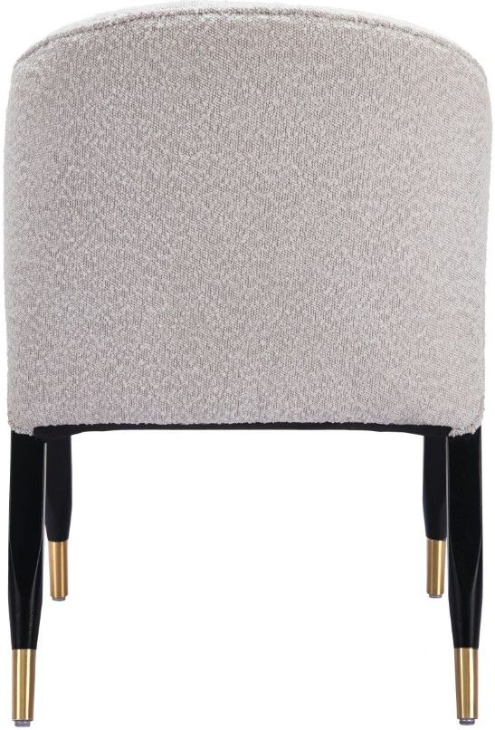 Zuo® Modern Pula Black/Gold/Misty Gray Dining Side Chair-3
