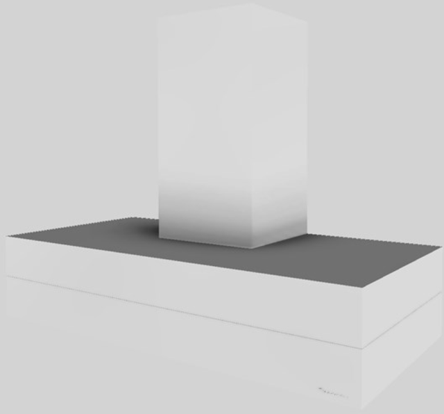 Vent-A-Hood® 42" White Contemporary Wall Mounted Range Hood-3
