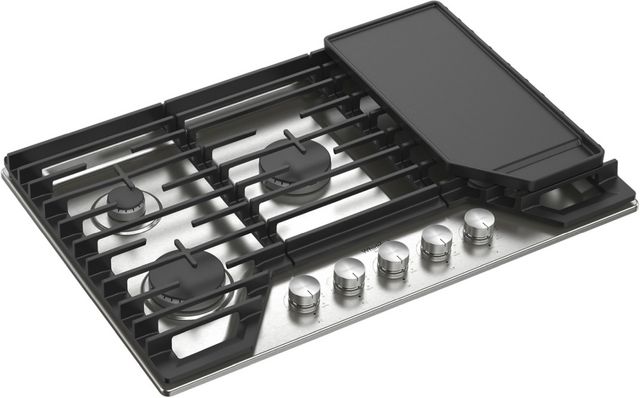 Whirlpool® 30" Stainless Steel Gas Cooktop-2