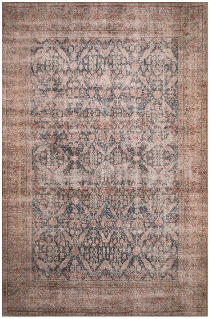 KAS Rugs London Blue Sophie 5'x8' Area Rug-0
