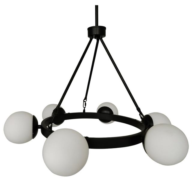 Moe's Home Collection Oaha Black Pendant Light-1