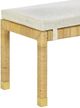 TOV Furniture Amara Cream/Natural Bench-4