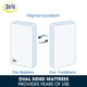 Delta Children Serta® Tranquility 5" Innerspring Firm Tight Top Double-Sided Crib Mattress-4