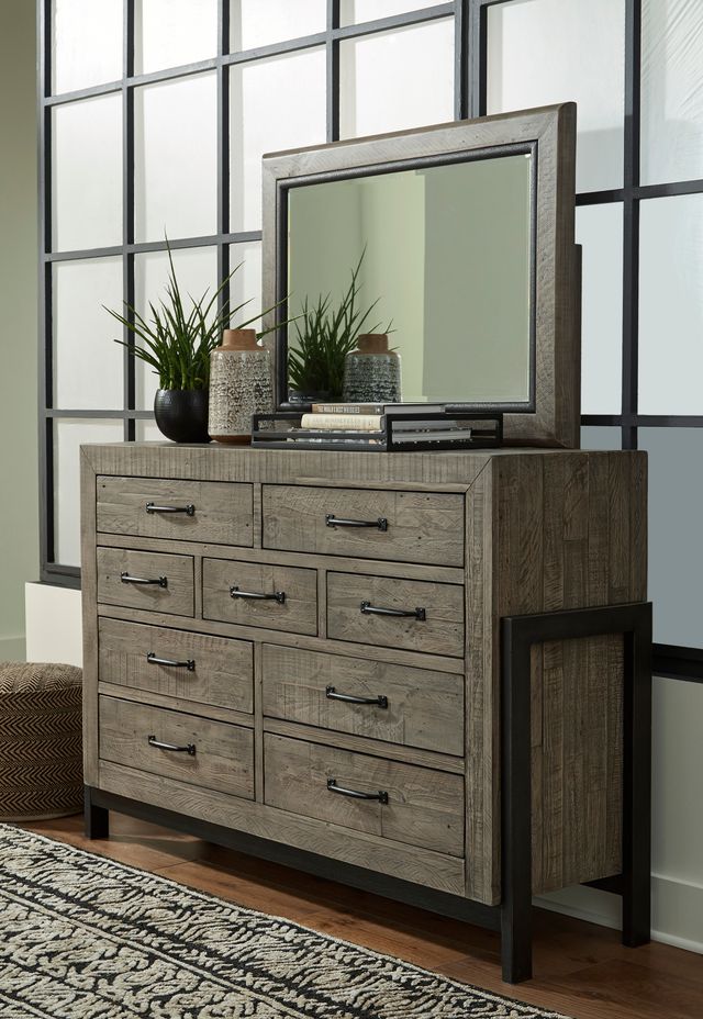 Signature Design by Ashley® Brennagan Gray Bedroom Mirror-3
