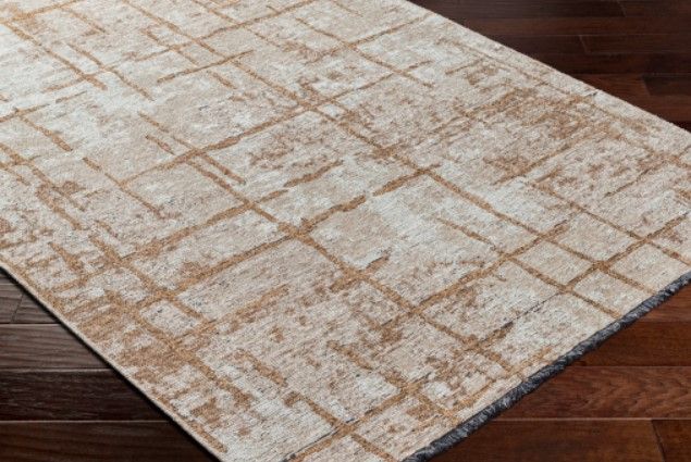 Surya Toscana Charcoal/Cream/Tan 3'x5' Area Rug-4