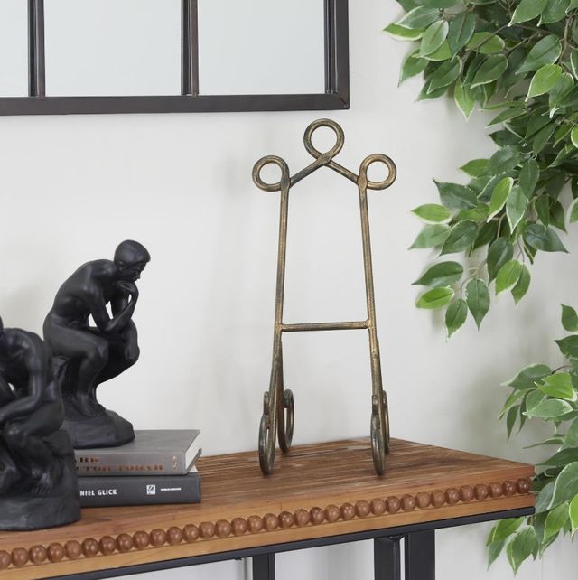 Deco Marche Gold Scroll Display Easel-3