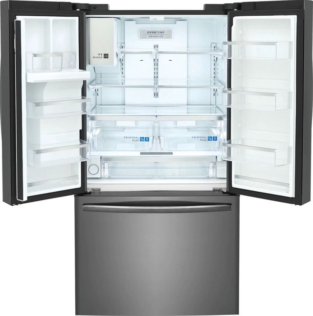 Frigidaire Gallery® 27.8 Cu. Ft. Smudge-Proof® Black Stainless Steel French Door Refrigerator-1