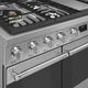 Cuisinière biénergie style Pro de 48 po SMEG de 7.5 pi³ - Acier inoxydable-5