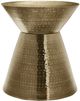 Monarch Specialties Inc. Gold Iron Hourglass Drum Table-0