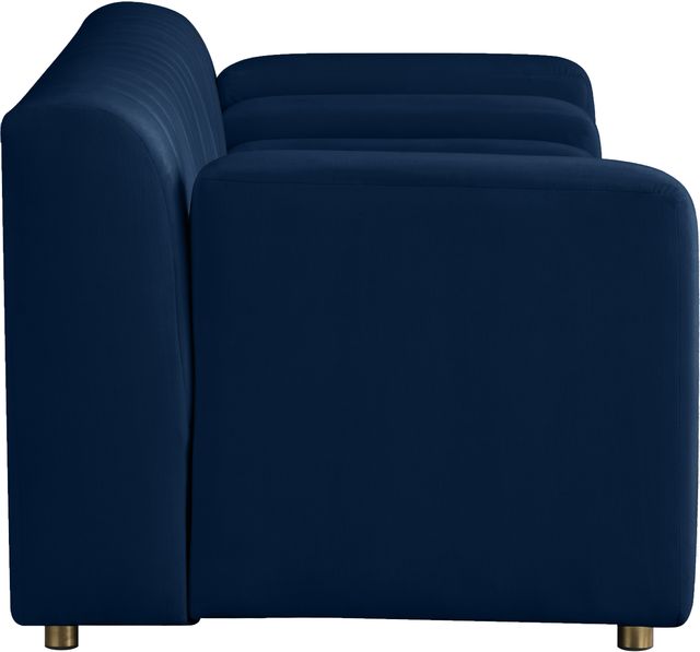 Meridian Furniture Naya Navy Velvet Loveseat-2