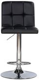 Powell® Brandt Black/Chrome Adjustable Bar Stool-3
