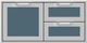 Hestan® AGSDR Series 42" Pacific Fog Outdoor Double Drawer and Storage Door Combination-0