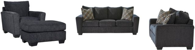 Benchcraft® Wixon 4-Piece Slate Living Room Seating Set-0