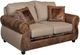 Horizon Home® Prescott Beige/Brown Loveseat-0