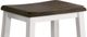 Intercon Kona Gray/White Backless Stool-1