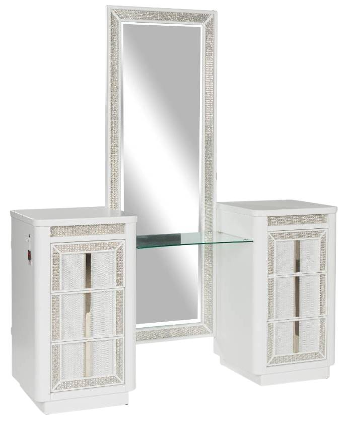 Chalanna Vanity Set - White Chalanna Vanity Set - White