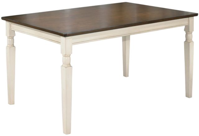 Signature Design by Ashley® Whitesburg 5-Piece Brown/Cottage White Dining Set-1