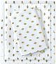 Olliix by Intelligent Design White/Gold Queen Metallic Dot Printed Sheet Set-0